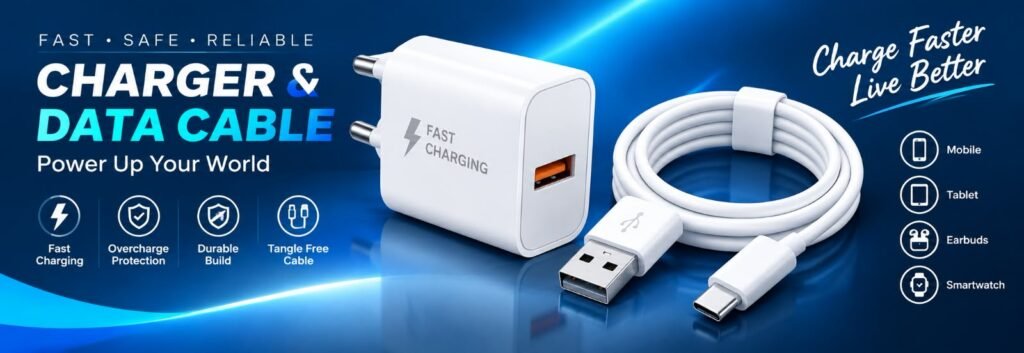 mobile charger and data cable